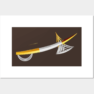 beautuful antique weapon art design. Posters and Art